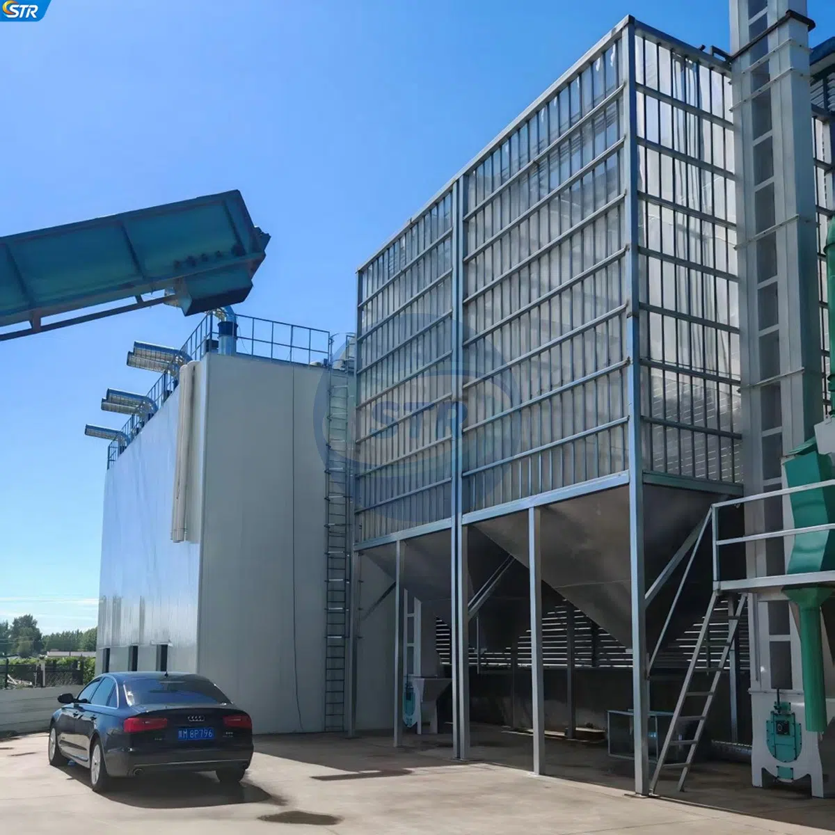Wheat paddy and seed processing drying plant
