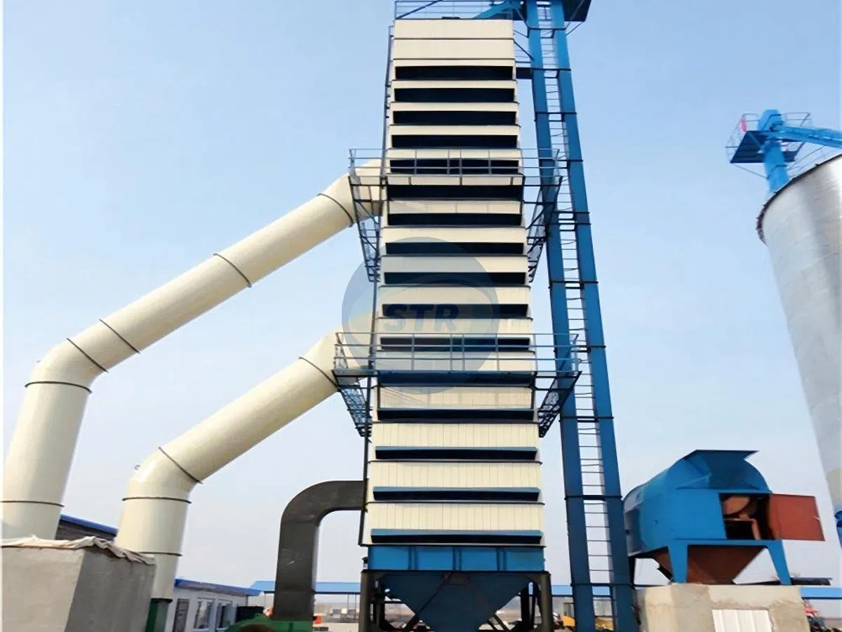100-ton continuous flow grain dryer tower for large grain plants
