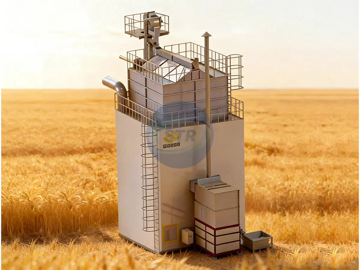 New low temperature batch grain dryer for quality grain drying