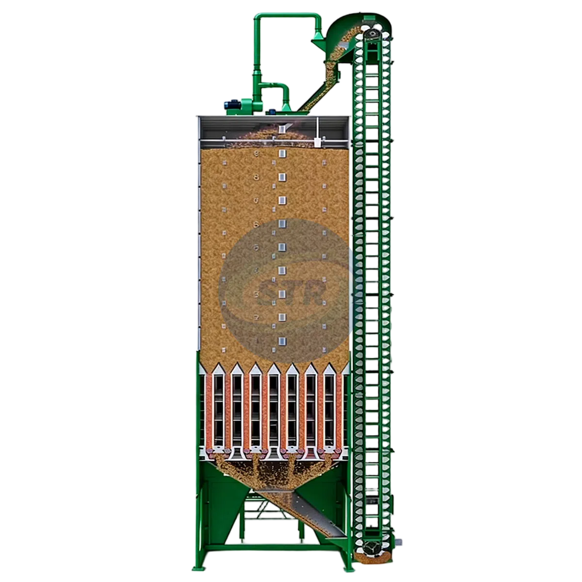 20-ton traditional batch grain dryer model 5HHL-20 for paddy and wheat drying