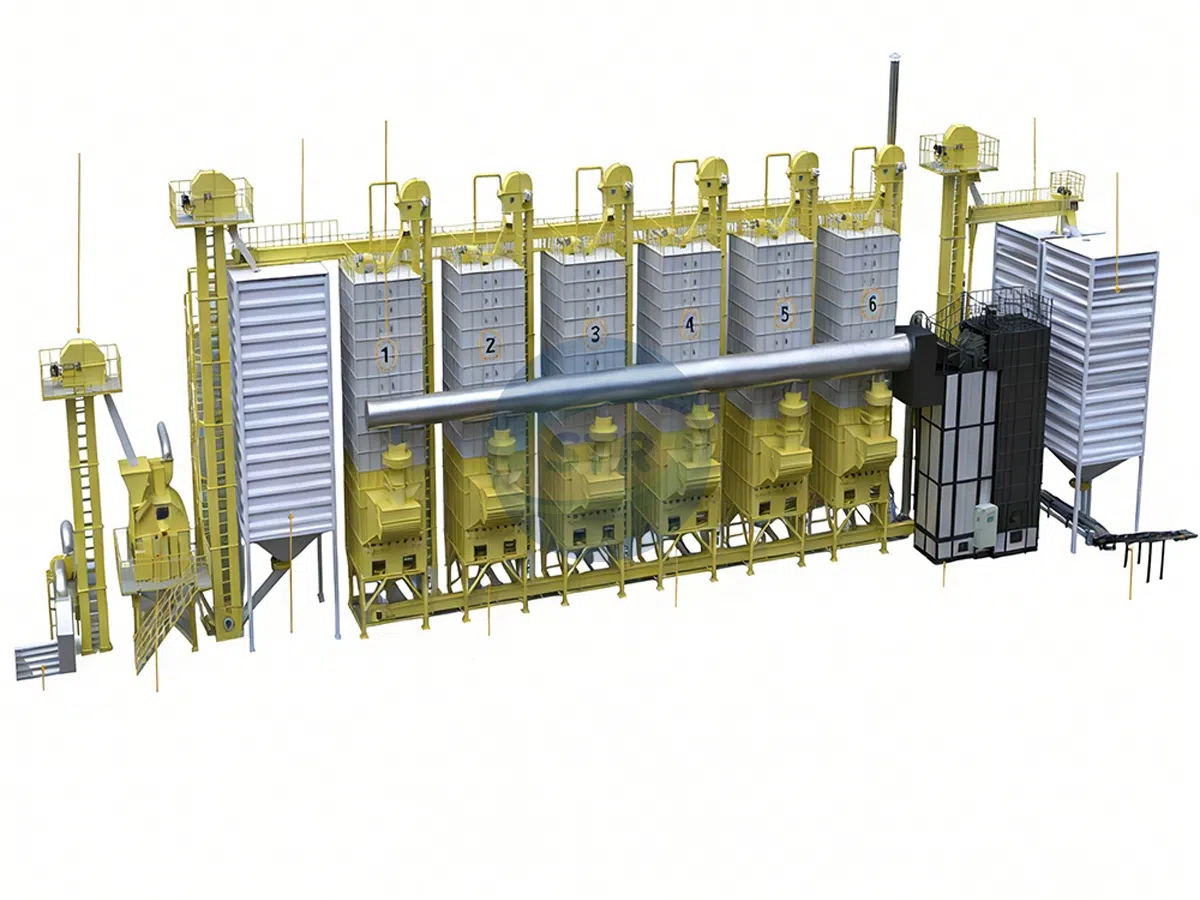 192 Ton Batch Drying System