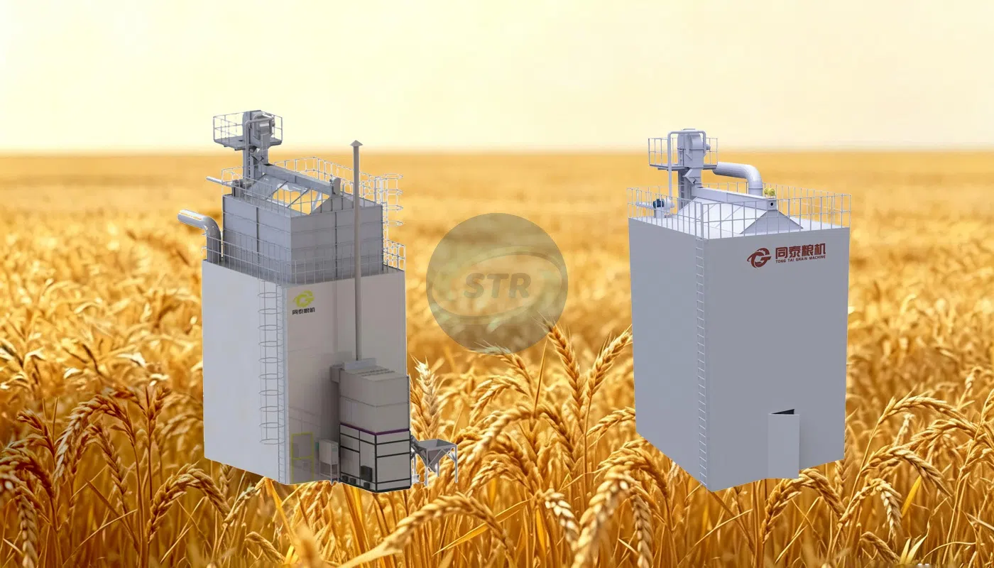 Newly developed mixed-flow batch grain dryer series